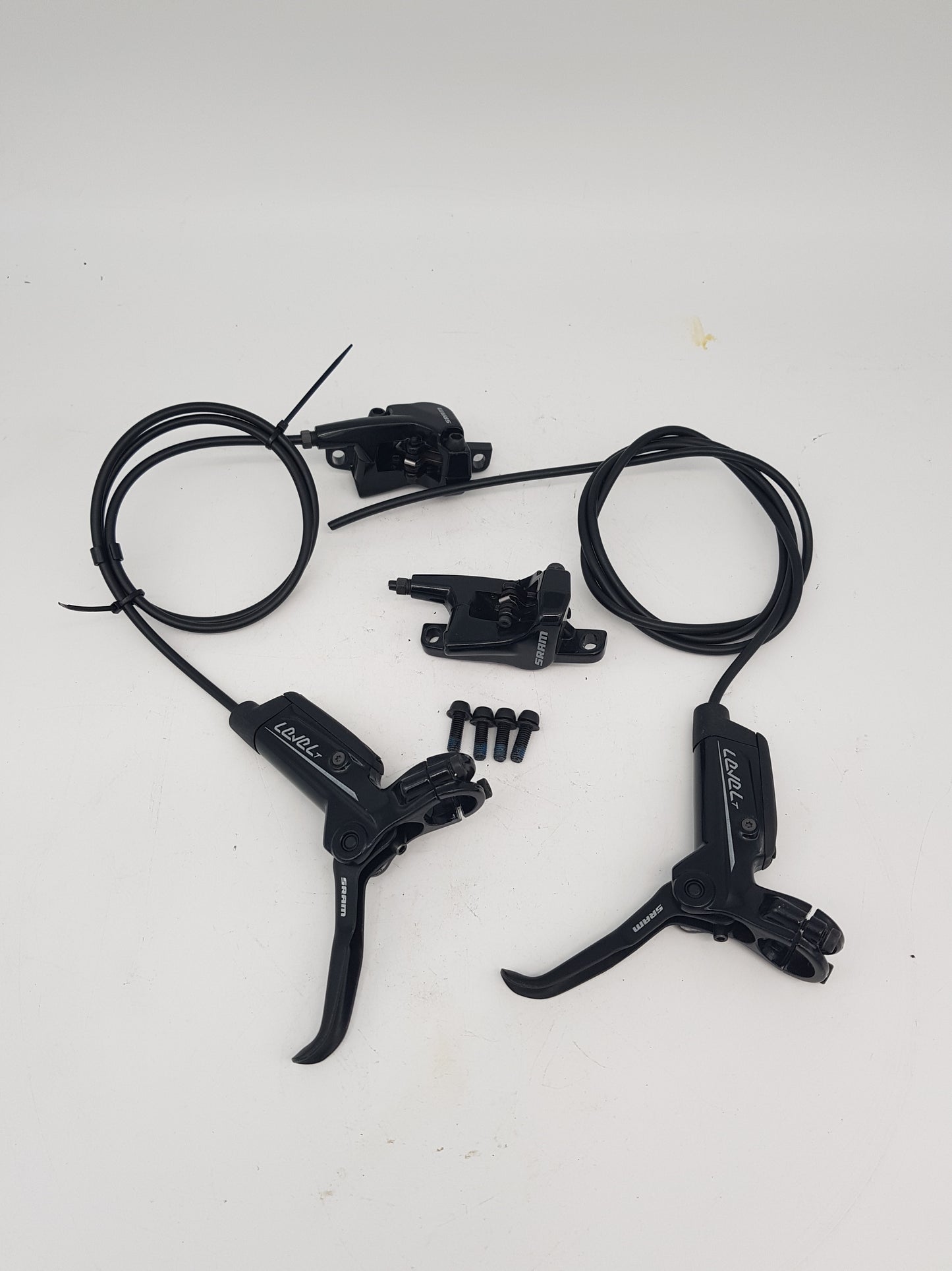 SRAM level t Bremse Set MTB Vorne Hinten Hebel Bremsbeläge