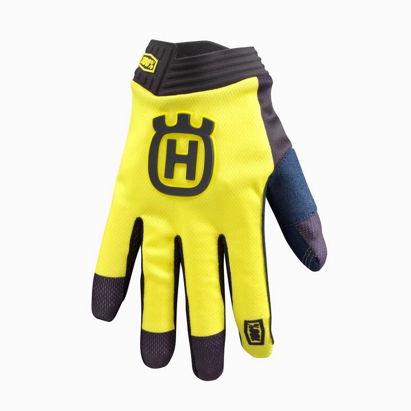 100% ITrack Railed Gloves gelb Handschuhe