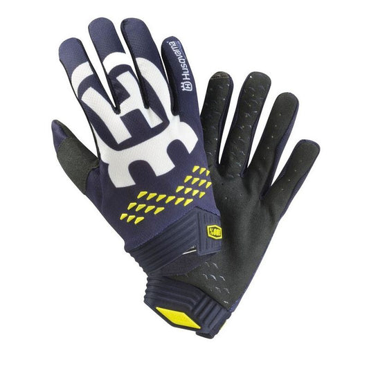 100% ITrack Railed Gloves blue Handschuhe