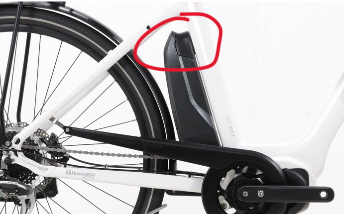 Husqvarna Eco City Akkuschloss Aufsatzakku Schloss E-Bike NEU