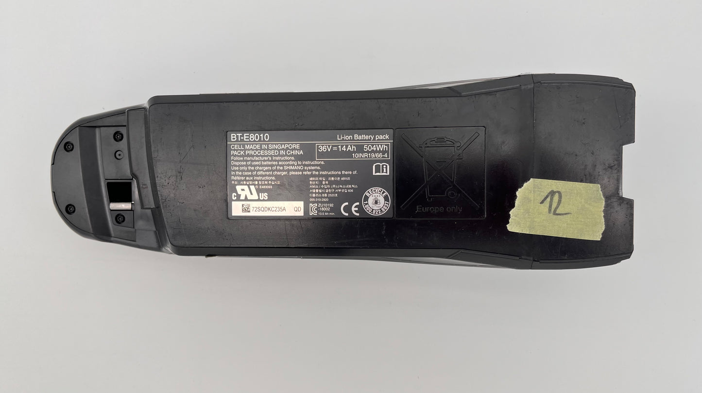 Shimano STEPS BT-E8010 36V 14Ah 504Wh Akku Batterie; int.003