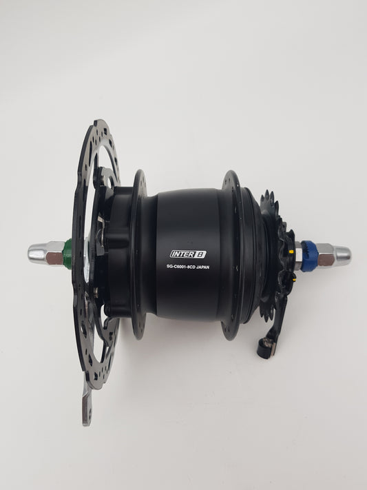 Shimano Nexus 8-Gang Getriebenabe Scheibenbremse - Schwarz (SG-C6001-8CD)