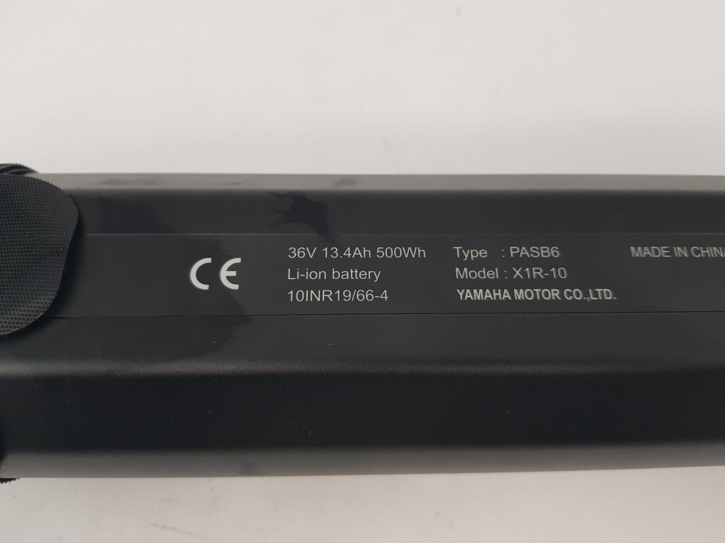 Yamaha E-Bike Akku PASB6 Model: X1R-10 36V 500Wh EBike Intube,2801X; int. 0001