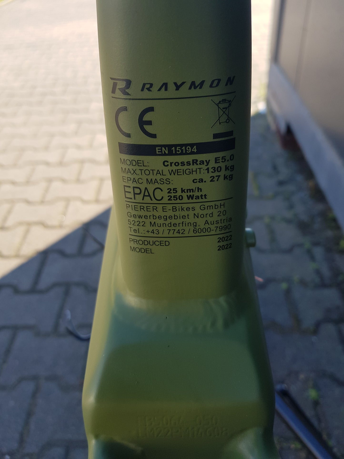 Raymon Cross Ray E 5.0 Rahmen Gr. M