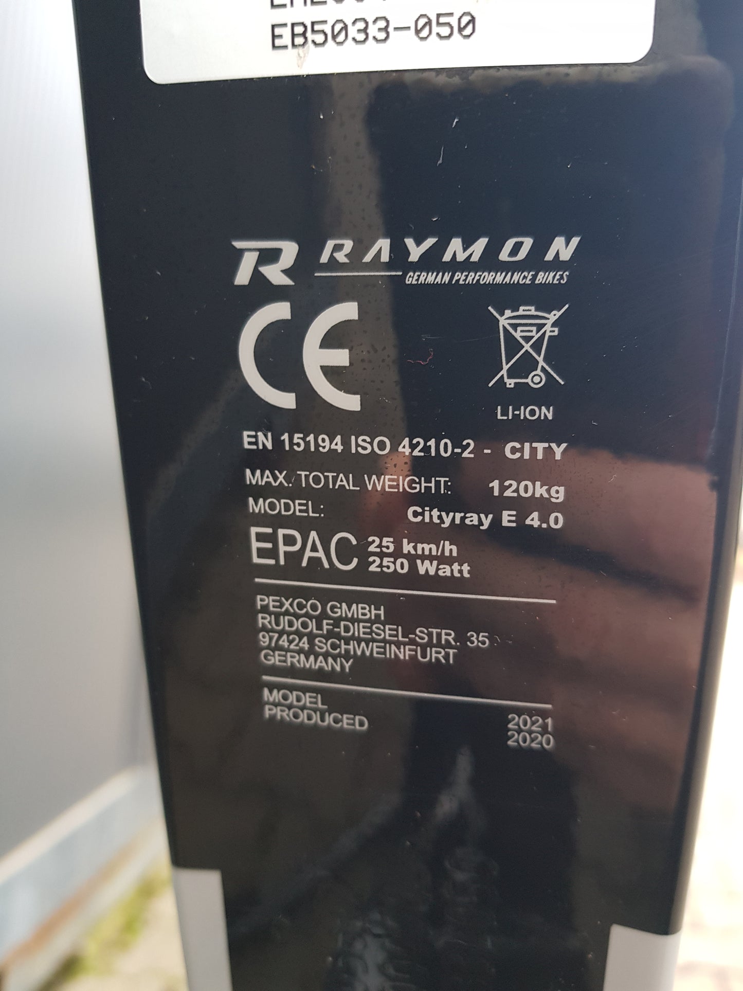 Raymon CityRay E 4.0 Rahmen