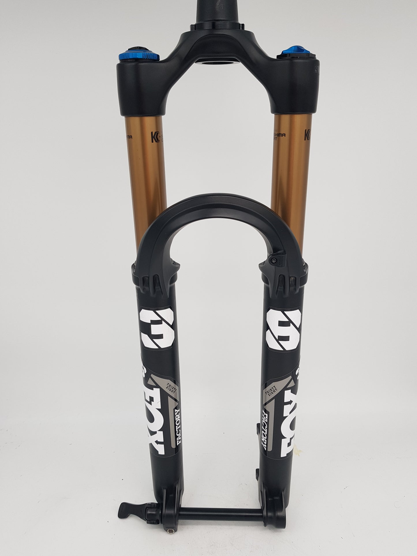 FOX 38 Air 29 / 27.5" Grip 2 Float Ebike Federgabel 140 mm, 110x15 Schwarz Gold