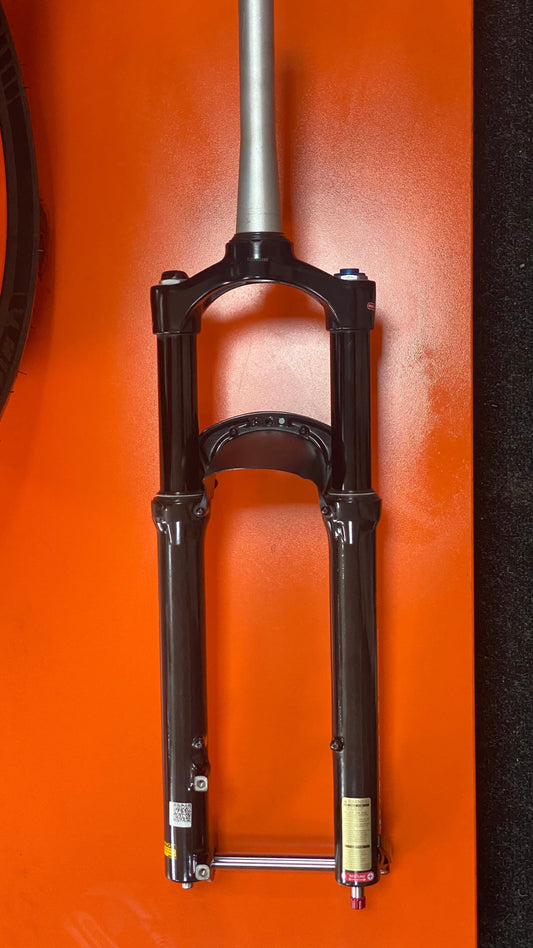 SR Suntour suspension fork air SF18 Raidon34 130mm 27.5" tapered 15x110 As good as new
