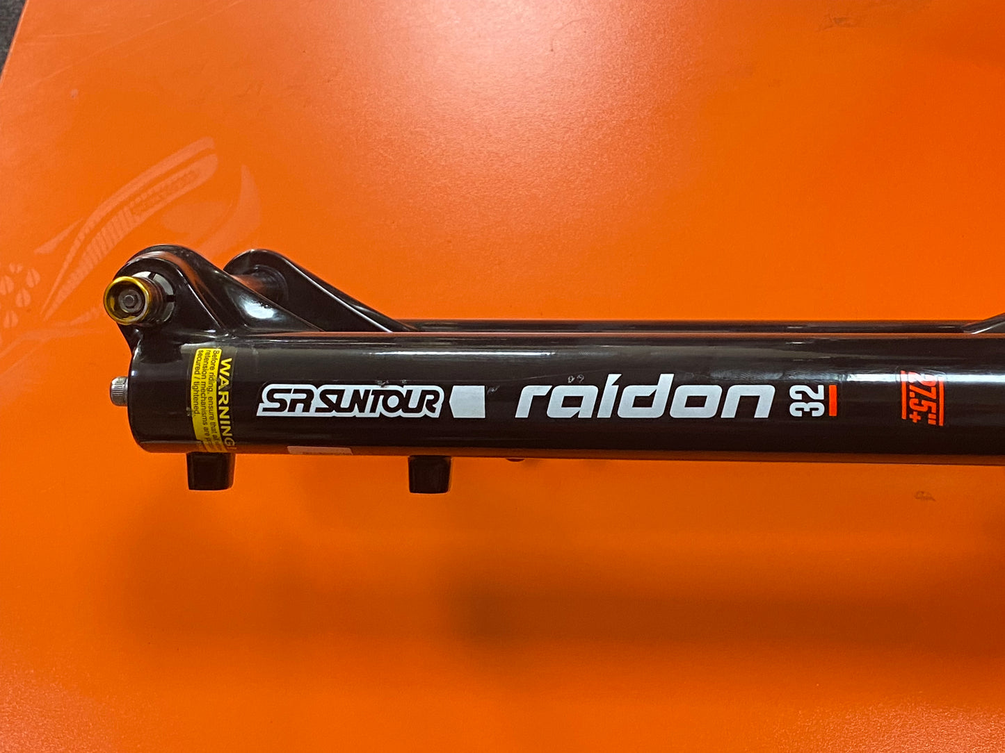 SR Suntour suspension fork air SF18 Raidon34 130mm 27.5" tapered 15x110 As good as new