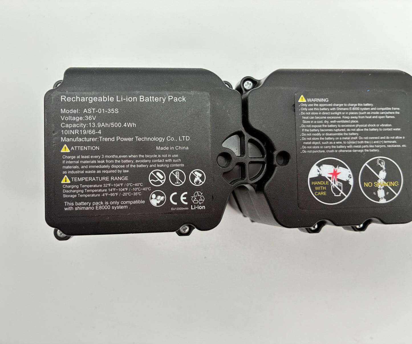 Trendpower AST-01-35S Batterie Snake Akku Intube Glieder 36V 13,9Ah 500,4Wh; 0564 int.