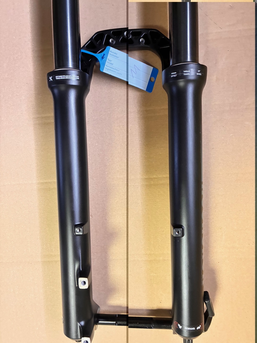 Rockshox 35 Silver tapered 15x110mm Boost Lockout Federgabel 160 schwarz 29"; 11 int.