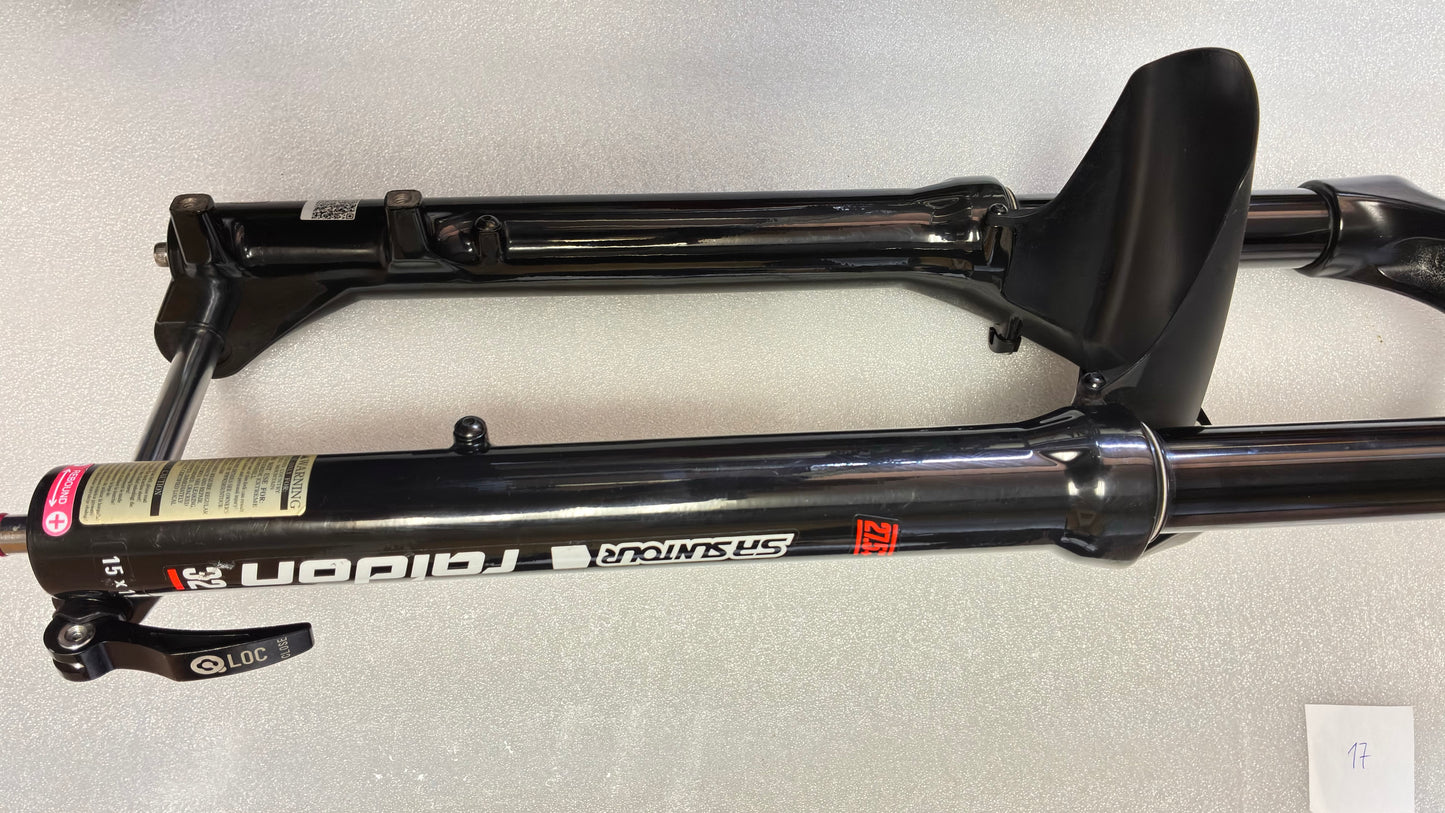 SR Suntour raidon 32 Air 27.5 Zoll BOOST Federgabel 140 mm Schwarz, 17 int.